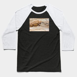 Rock beach stone surface texture. Baseball T-Shirt